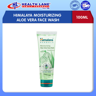 HIMALAYA MOISTURIZING ALOE VERA FACE WASH 100ML